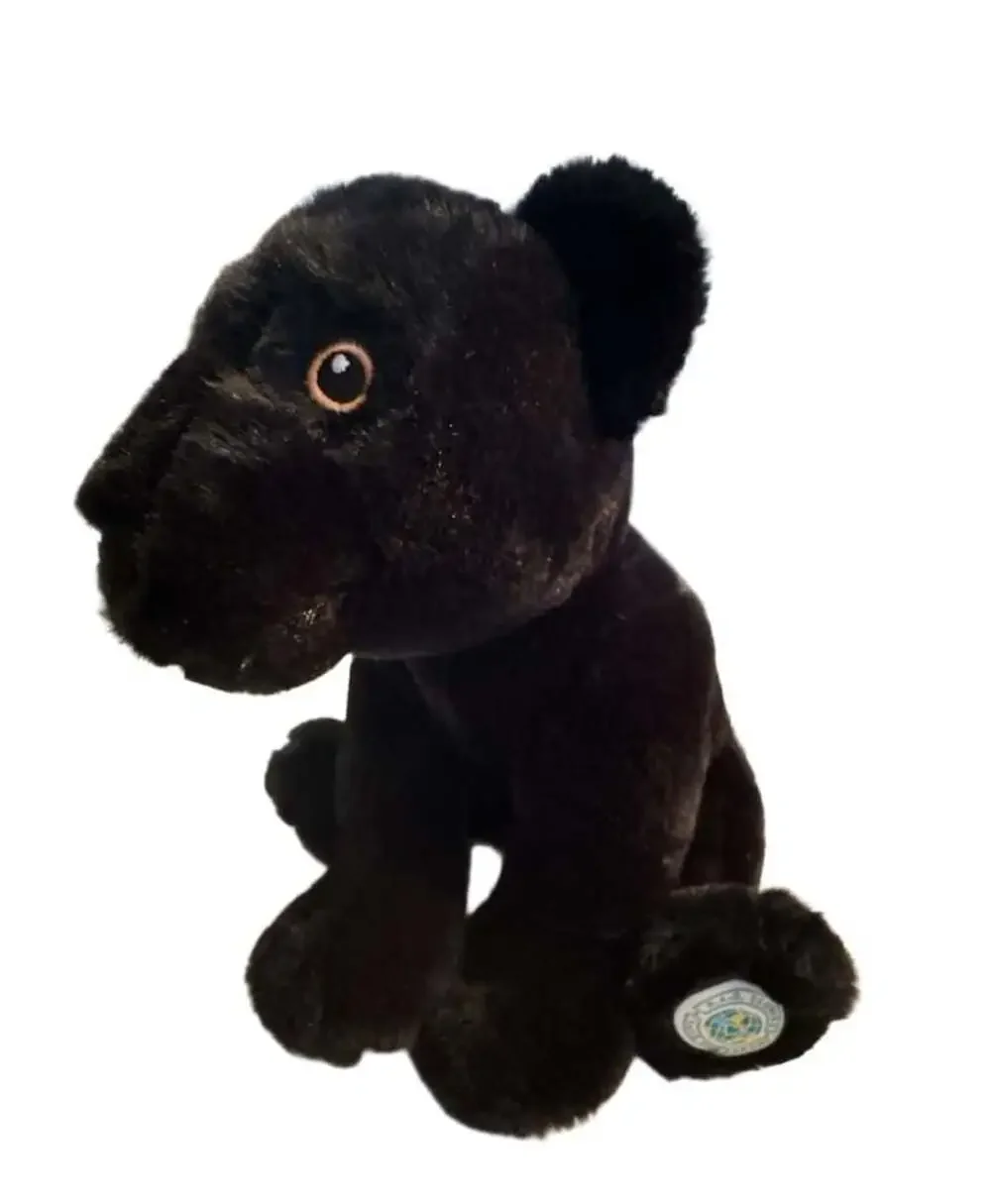 FAO Schwarz Black Panther Plush Stuffed Animal 9